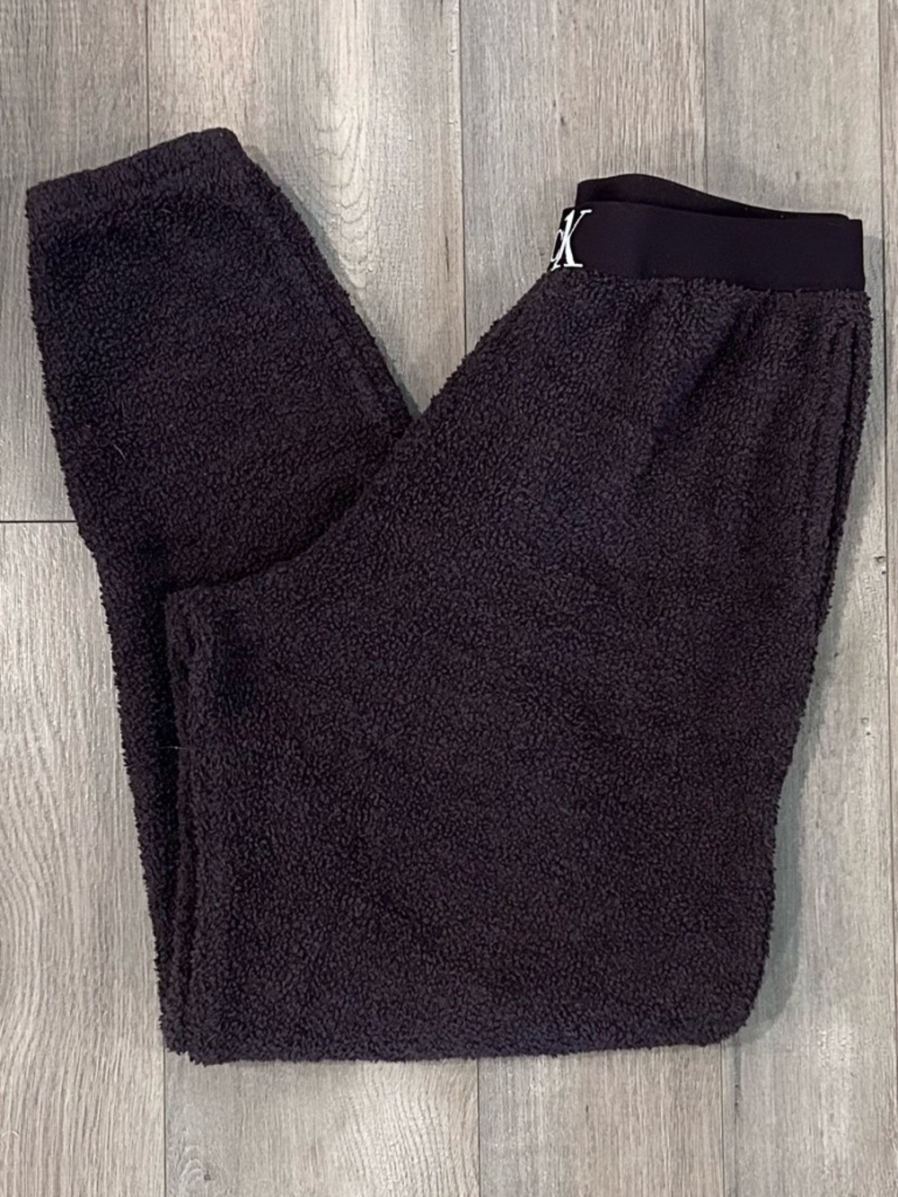 Calvin Klein Brown Sherpa Loungewear Pants